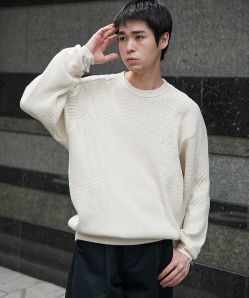 URBAN RESEARCH DOORS / アーバンリサーチ ドアーズ Tシャツ | 『別注』Snow Peak Apparel×DOORS　HEAVYWEIGHT WAFFLE PULLOVER | 詳細14