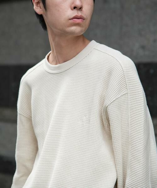 URBAN RESEARCH DOORS / アーバンリサーチ ドアーズ Tシャツ | 『別注』Snow Peak Apparel×DOORS　HEAVYWEIGHT WAFFLE PULLOVER | 詳細15
