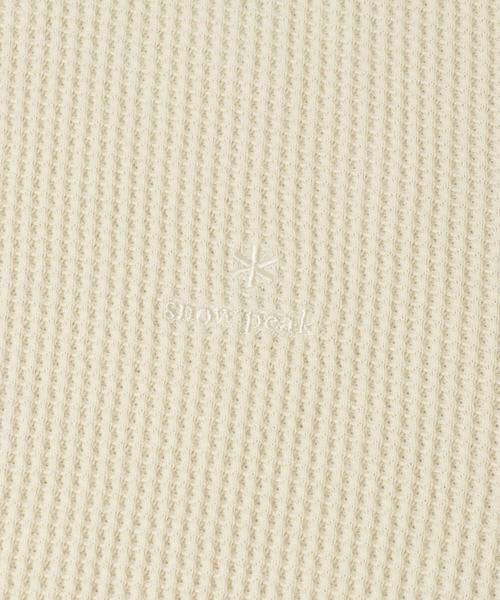 URBAN RESEARCH DOORS / アーバンリサーチ ドアーズ Tシャツ | 『別注』Snow Peak Apparel×DOORS　HEAVYWEIGHT WAFFLE PULLOVER | 詳細19