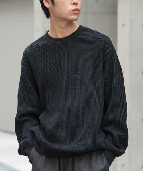 URBAN RESEARCH DOORS / アーバンリサーチ ドアーズ Tシャツ | 『別注』Snow Peak Apparel×DOORS　HEAVYWEIGHT WAFFLE PULLOVER | 詳細21