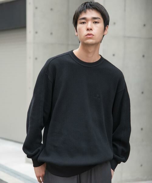 URBAN RESEARCH DOORS / アーバンリサーチ ドアーズ Tシャツ | 『別注』Snow Peak Apparel×DOORS　HEAVYWEIGHT WAFFLE PULLOVER | 詳細22