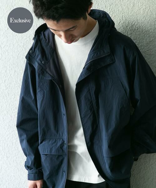 URBAN RESEARCH DOORS / アーバンリサーチ ドアーズ その他アウター | 『別注』Snow Peak Apparel×DOORS　NYLON TUSSAH PARKA（ネイビー）
