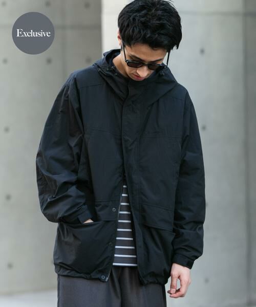 URBAN RESEARCH DOORS / アーバンリサーチ ドアーズ その他アウター | 『別注』Snow Peak Apparel×DOORS　NYLON TUSSAH PARKA（ブラック）