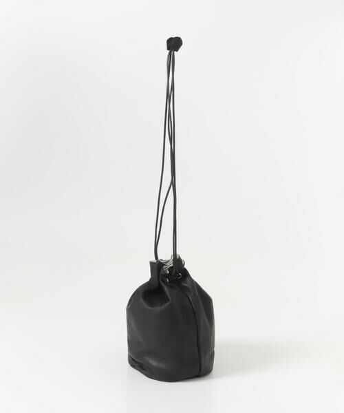 URBAN RESEARCH DOORS / アーバンリサーチ ドアーズ バッグ | Folna　LEATHER DRAWSTRING BAG | 詳細2