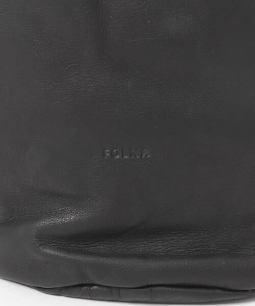 URBAN RESEARCH DOORS / アーバンリサーチ ドアーズ バッグ | Folna　LEATHER DRAWSTRING BAG | 詳細6