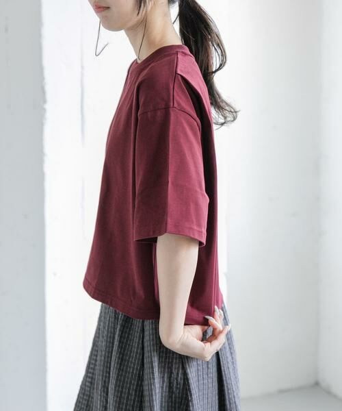 URBAN RESEARCH DOORS / アーバンリサーチ ドアーズ Tシャツ | FORK&SPOON　ショルダータックTシャツ | 詳細2