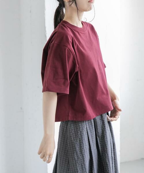 URBAN RESEARCH DOORS / アーバンリサーチ ドアーズ Tシャツ | FORK&SPOON　ショルダータックTシャツ | 詳細4