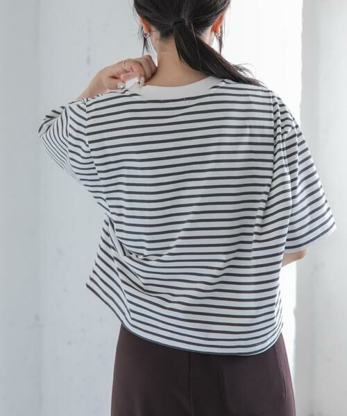 URBAN RESEARCH DOORS / アーバンリサーチ ドアーズ Tシャツ | FORK&SPOON　ショルダータックTシャツ | 詳細12
