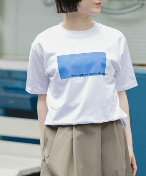 URBAN RESEARCH DOORS / アーバンリサーチ ドアーズ Tシャツ | FORK&SPOON　エンブロイダリーロゴTシャツ | 詳細1