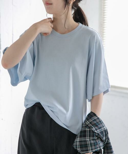 URBAN RESEARCH DOORS / アーバンリサーチ ドアーズ Tシャツ | FORK&SPOON　ソリッドスリーブTシャツ | 詳細11