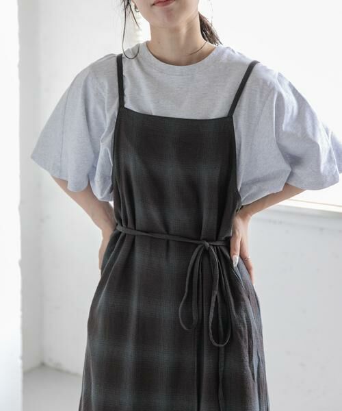 URBAN RESEARCH DOORS / アーバンリサーチ ドアーズ Tシャツ | FORK&SPOON　ソリッドスリーブTシャツ（グレー系その他）