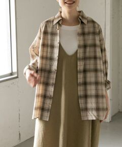 URBAN RESEARCH DOORS / アーバンリサーチ ドアーズ シャツ・ブラウス | FORK&SPOON　シアーチェックシャツ
