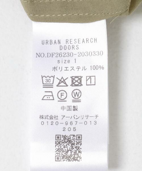 URBAN RESEARCH DOORS / アーバンリサーチ ドアーズ シャツ・ブラウス | FORK&SPOON　シアーフーディーシャツ | 詳細22