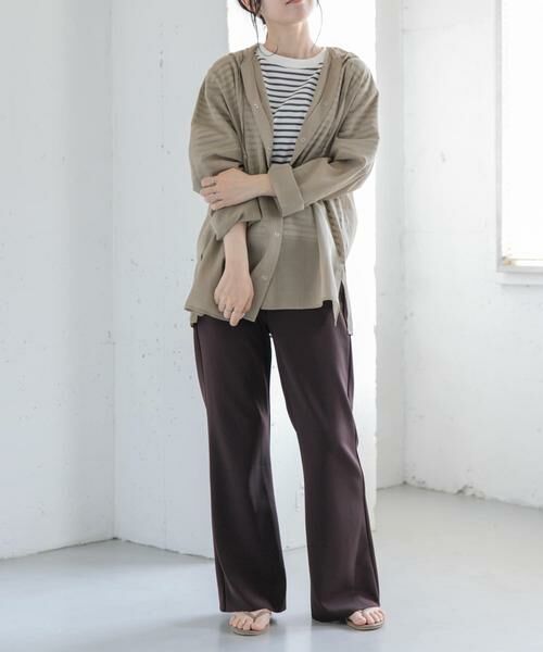 URBAN RESEARCH DOORS / アーバンリサーチ ドアーズ シャツ・ブラウス | FORK&SPOON　シアーフーディーシャツ | 詳細16