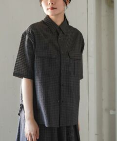 URBAN RESEARCH DOORS / アーバンリサーチ ドアーズ シャツ・ブラウス | FORK&SPOON　シャドウチェックショートスリーブシャツ