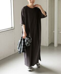 URBAN RESEARCH DOORS / アーバンリサーチ ドアーズ ワンピース | FORK&SPOON　サイドスリットワンピース