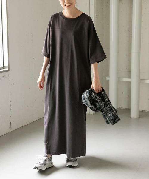 URBAN RESEARCH DOORS / アーバンリサーチ ドアーズ ワンピース | FORK&SPOON サイドスリットワンピース | 詳細11