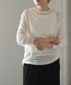 URBAN RESEARCH DOORS / アーバンリサーチ ドアーズ Tシャツ | FORK&SPOON　ウール混クルーネックカットソー