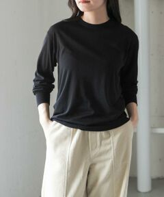 URBAN RESEARCH DOORS / アーバンリサーチ ドアーズ Tシャツ | FORK&SPOON　ウール混クルーネックカットソー