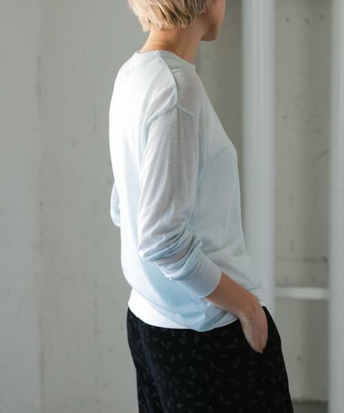 URBAN RESEARCH DOORS / アーバンリサーチ ドアーズ Tシャツ | FORK&SPOON　ウール混クルーネックカットソー | 詳細1