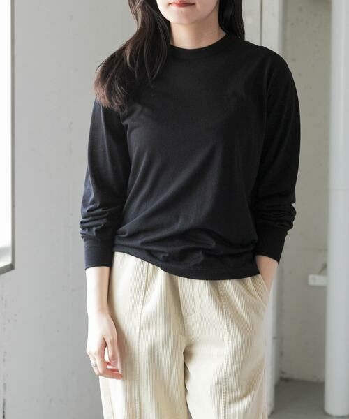 URBAN RESEARCH DOORS / アーバンリサーチ ドアーズ Tシャツ | FORK&SPOON　ウール混クルーネックカットソー | 詳細18