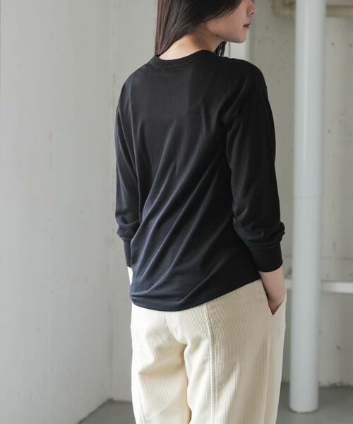 URBAN RESEARCH DOORS / アーバンリサーチ ドアーズ Tシャツ | FORK&SPOON　ウール混クルーネックカットソー | 詳細20
