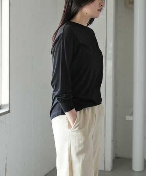 URBAN RESEARCH DOORS / アーバンリサーチ ドアーズ Tシャツ | FORK&SPOON　ウール混クルーネックカットソー | 詳細21