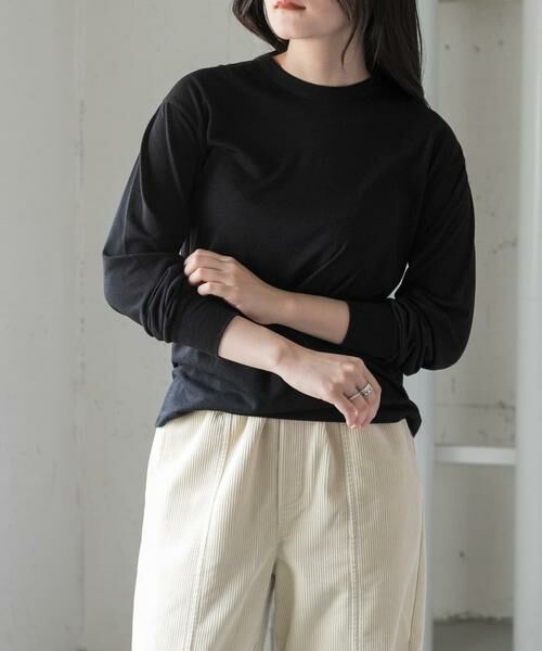 URBAN RESEARCH DOORS / アーバンリサーチ ドアーズ Tシャツ | FORK&SPOON　ウール混クルーネックカットソー | 詳細22