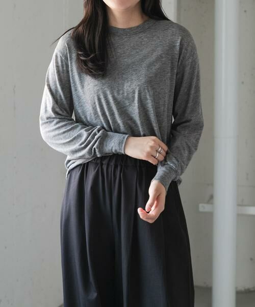 URBAN RESEARCH DOORS / アーバンリサーチ ドアーズ Tシャツ | FORK&SPOON　ウール混クルーネックカットソー | 詳細27