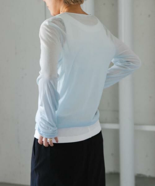 URBAN RESEARCH DOORS / アーバンリサーチ ドアーズ Tシャツ | FORK&SPOON　ウール混ヘンリーネックカットソー | 詳細5