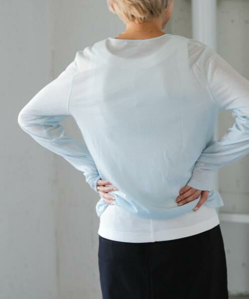 URBAN RESEARCH DOORS / アーバンリサーチ ドアーズ Tシャツ | FORK&SPOON　ウール混ヘンリーネックカットソー | 詳細6