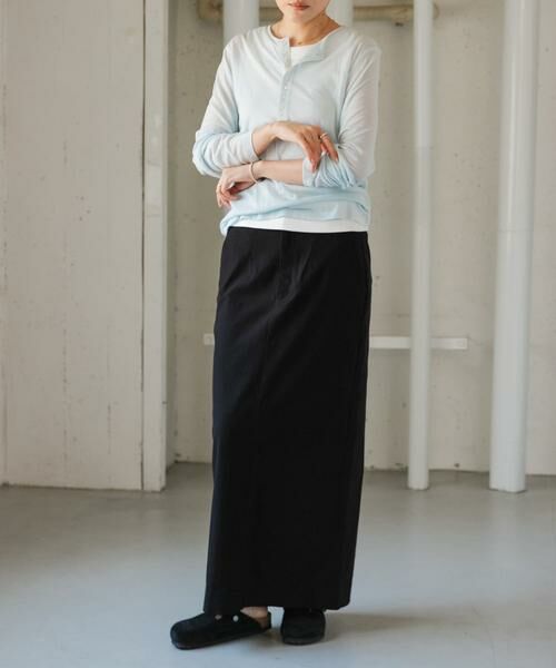 URBAN RESEARCH DOORS / アーバンリサーチ ドアーズ Tシャツ | FORK&SPOON　ウール混ヘンリーネックカットソー | 詳細7