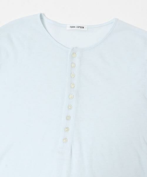 URBAN RESEARCH DOORS / アーバンリサーチ ドアーズ Tシャツ | FORK&SPOON　ウール混ヘンリーネックカットソー | 詳細9