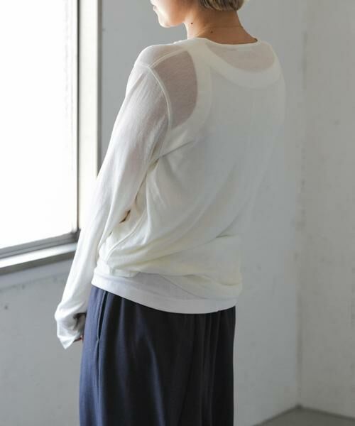 URBAN RESEARCH DOORS / アーバンリサーチ ドアーズ Tシャツ | FORK&SPOON　ウール混ヘンリーネックカットソー | 詳細15