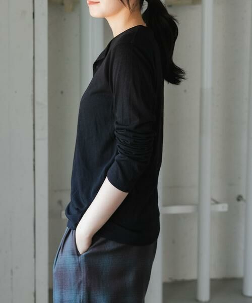 URBAN RESEARCH DOORS / アーバンリサーチ ドアーズ Tシャツ | FORK&SPOON　ウール混ヘンリーネックカットソー | 詳細21