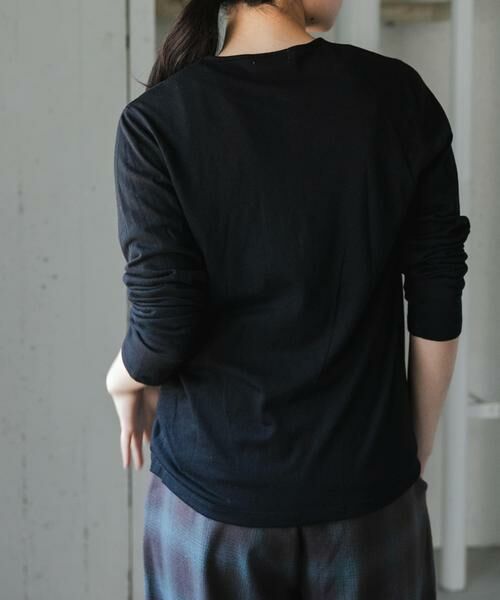 URBAN RESEARCH DOORS / アーバンリサーチ ドアーズ Tシャツ | FORK&SPOON　ウール混ヘンリーネックカットソー | 詳細22