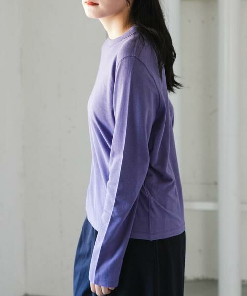 URBAN RESEARCH DOORS / アーバンリサーチ ドアーズ Tシャツ | FORK&SPOON　ドライ天竺ロングスリーブTシャツ | 詳細4