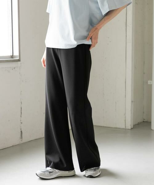 URBAN RESEARCH DOORS / アーバンリサーチ ドアーズ その他パンツ | FORK&SPOON ハイツイストフレアパンツ(ブラック)
