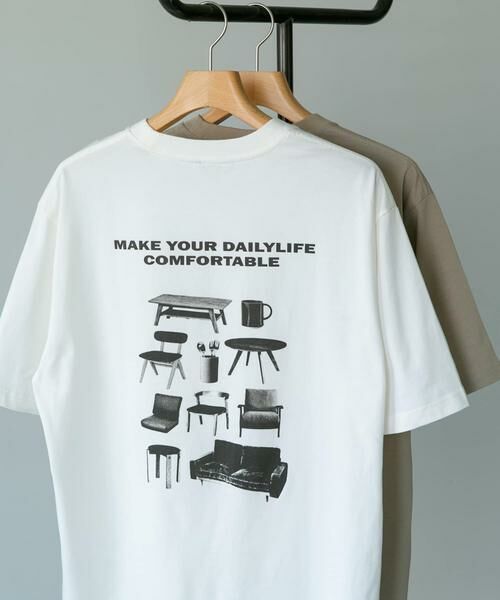 URBAN RESEARCH DOORS / アーバンリサーチ ドアーズ Tシャツ | ファニチャープリントTシャツ（ホワイト）