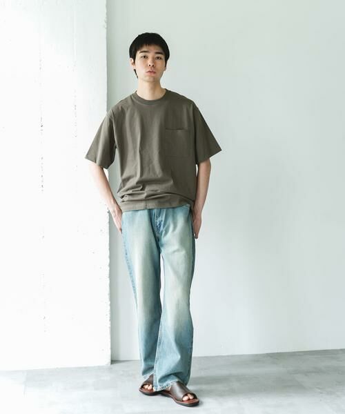 URBAN RESEARCH DOORS / アーバンリサーチ ドアーズ Tシャツ | SHAPE BACK クルーネック Tシャツ | 詳細4