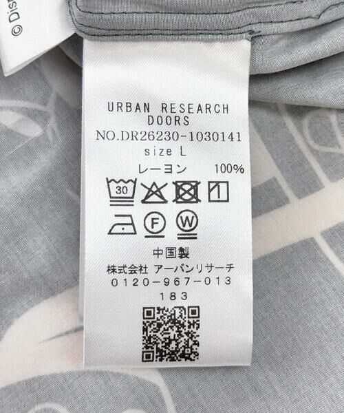 URBAN RESEARCH DOORS / アーバンリサーチ ドアーズ シャツ・ブラウス | 別注/Disney/総柄オープンカラーシャツ | 詳細29