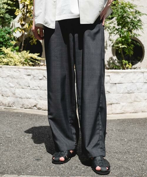 URBAN RESEARCH DOORS / アーバンリサーチ ドアーズ その他パンツ | コインポケット イージー カーブパンツ（チャコールグレー）