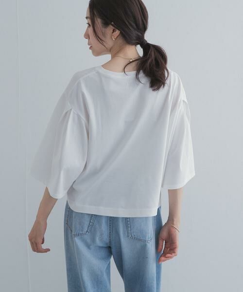 URBAN RESEARCH DOORS / アーバンリサーチ ドアーズ Tシャツ | シルケットクロップドプルオーバー | 詳細4