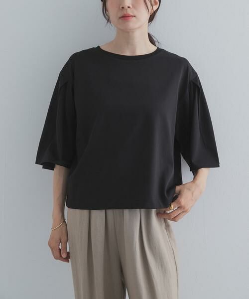 URBAN RESEARCH DOORS / アーバンリサーチ ドアーズ Tシャツ | シルケットクロップドプルオーバー | 詳細9