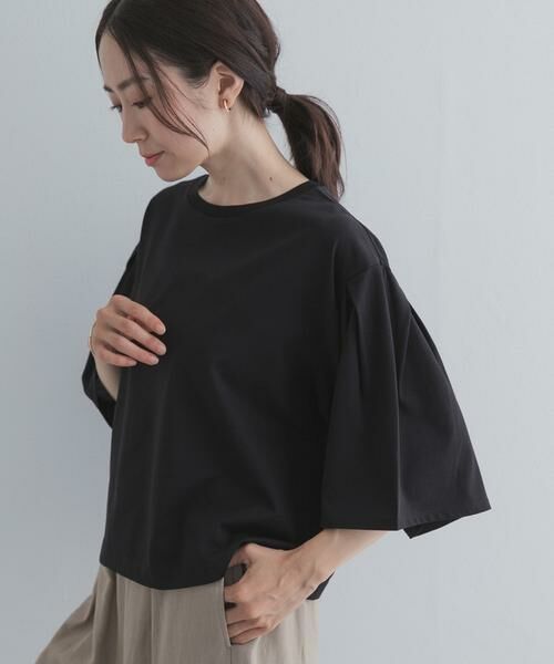 URBAN RESEARCH DOORS / アーバンリサーチ ドアーズ Tシャツ | シルケットクロップドプルオーバー | 詳細11