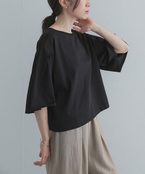 URBAN RESEARCH DOORS / アーバンリサーチ ドアーズ Tシャツ | シルケットクロップドプルオーバー | 詳細13