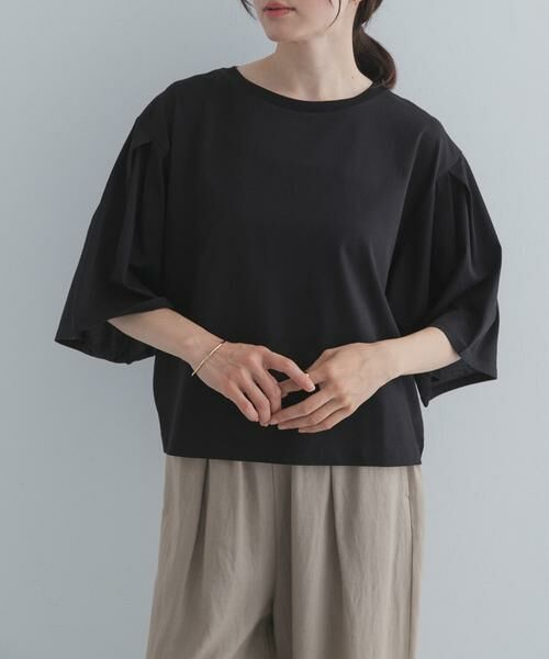 URBAN RESEARCH DOORS / アーバンリサーチ ドアーズ Tシャツ | シルケットクロップドプルオーバー | 詳細14
