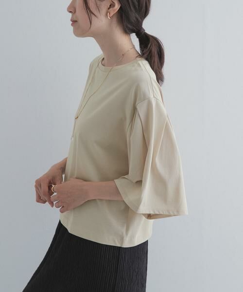 URBAN RESEARCH DOORS / アーバンリサーチ ドアーズ Tシャツ | シルケットクロップドプルオーバー | 詳細19