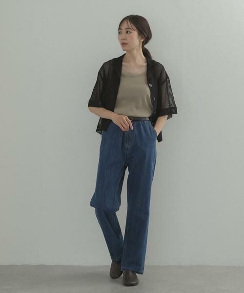 URBAN RESEARCH DOORS / アーバンリサーチ ドアーズ タンクトップ | 2WAYスカラップバインダータンク | 詳細2