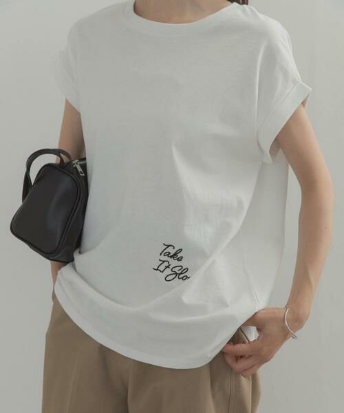 URBAN RESEARCH DOORS / アーバンリサーチ ドアーズ Tシャツ | 刺繍ロゴTシャツ | 詳細4